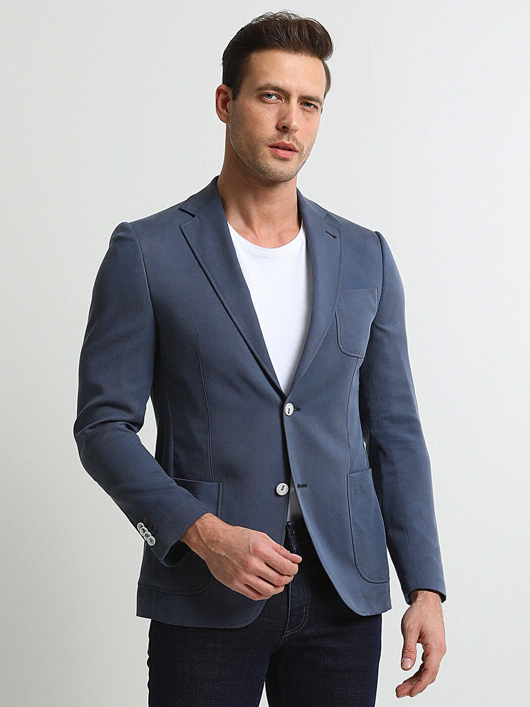 KİP - Lacivert Desenli Modern Fit Ceket KİP - Lacivert Desenli Modern Fit Ceket