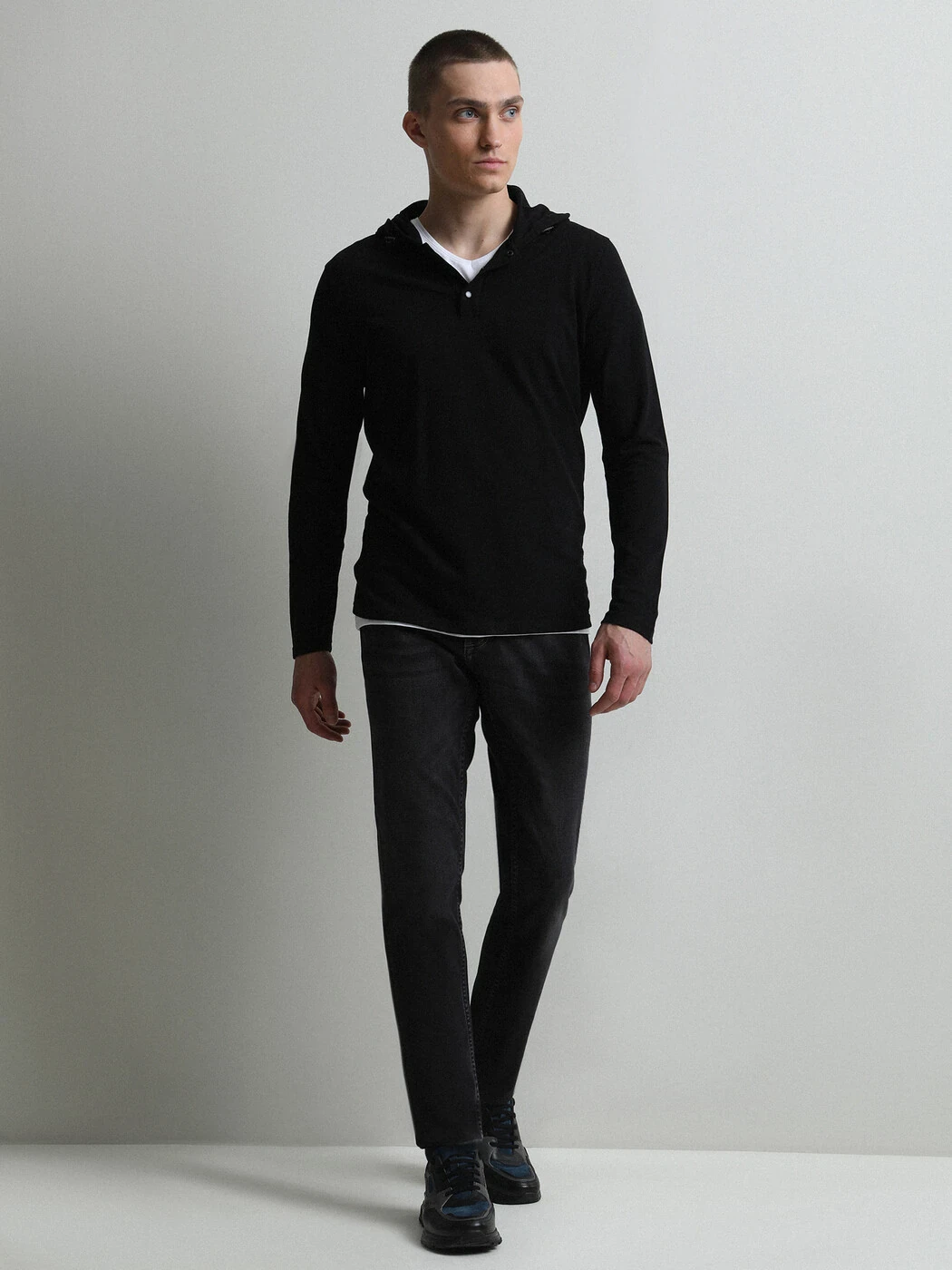 KİP - Antrasit Slim Fit Denim Pamuk Karışımlı Pantolon KİP - Antrasit Slim Fit Denim Pamuk Karışımlı Pantolon