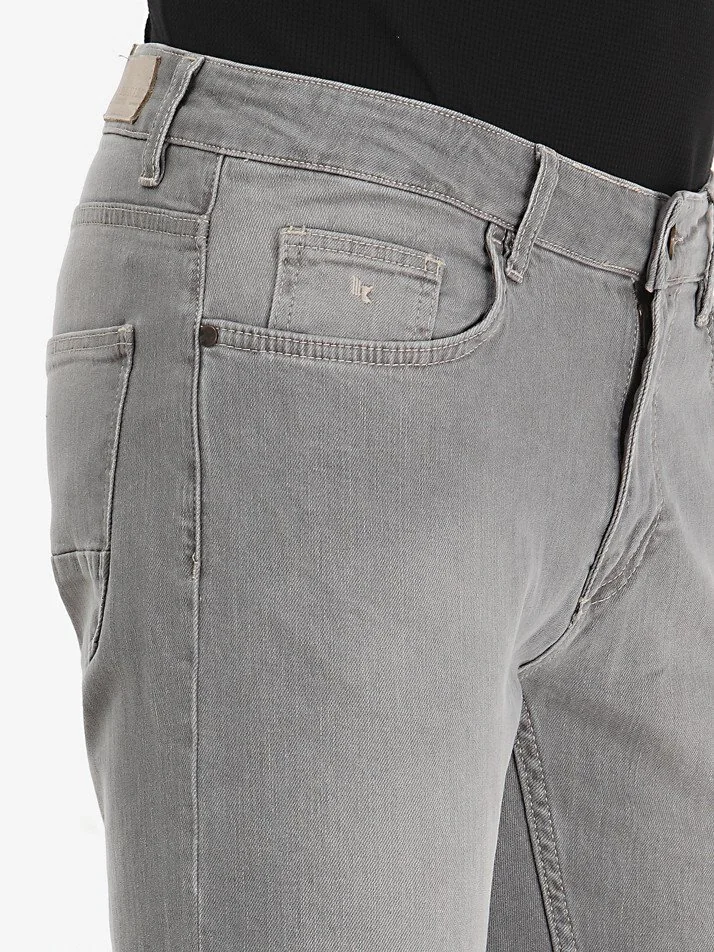 Açık Kahve Slim Fit Denim Pamuk Karışımlı Pantolon - 3