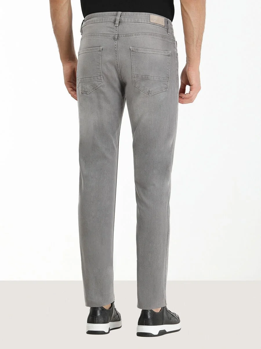 Açık Kahve Slim Fit Denim Pamuk Karışımlı Pantolon - 4