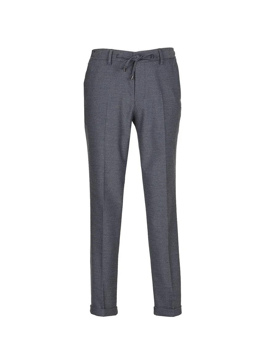 Antrasit Dokuma Jogging Fit Casual Pantolon - 5