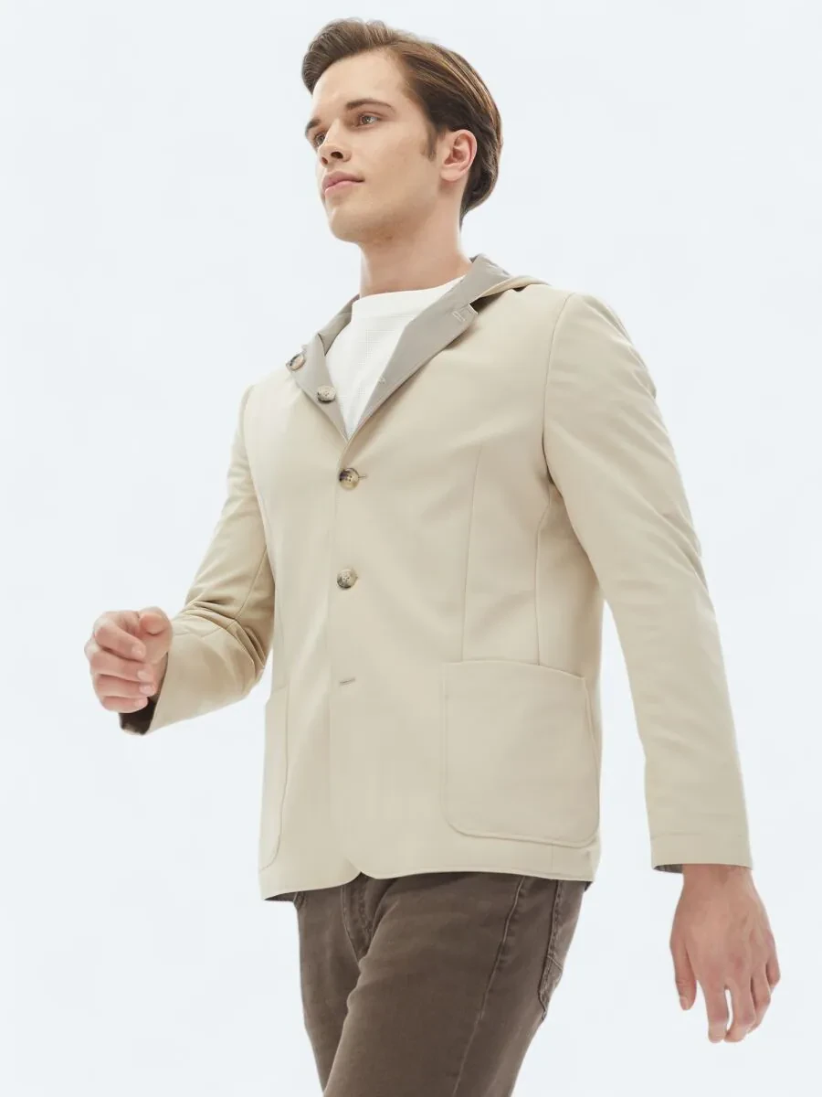 Beige Knitting Coat - 3