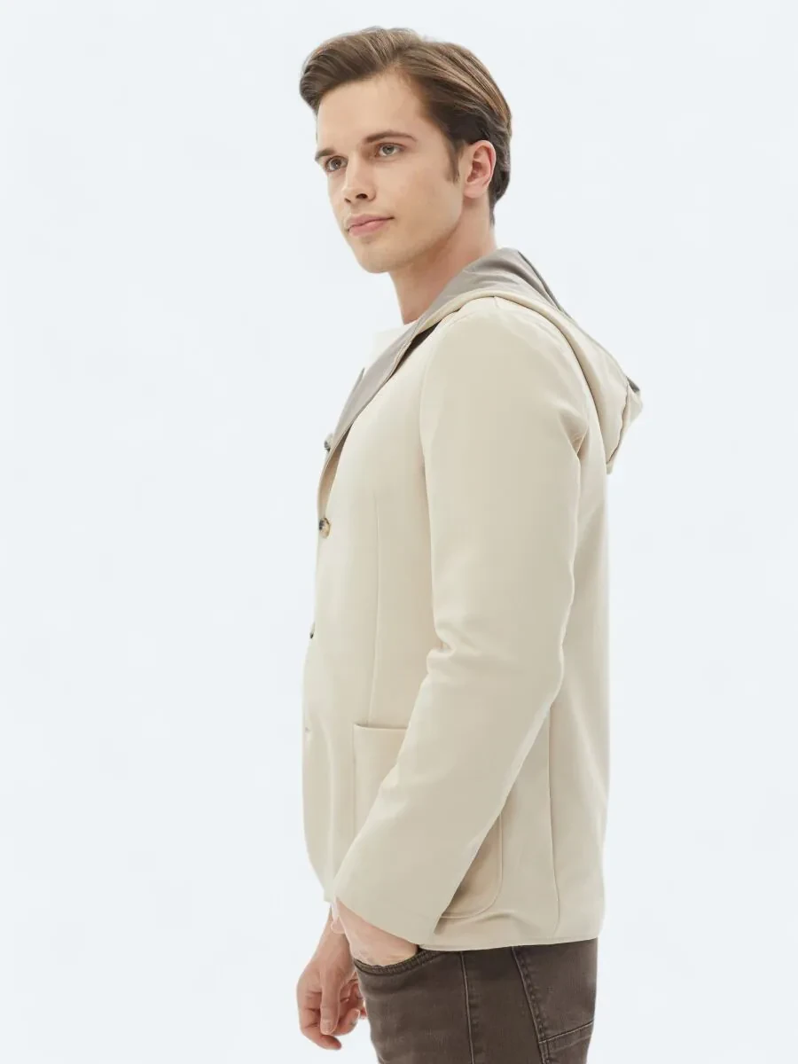 Beige Knitting Coat - 8