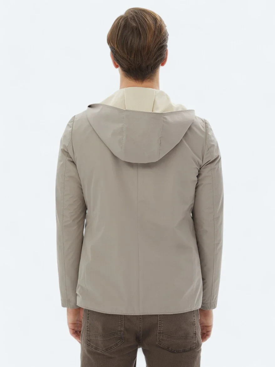 Beige Knitting Coat - 13