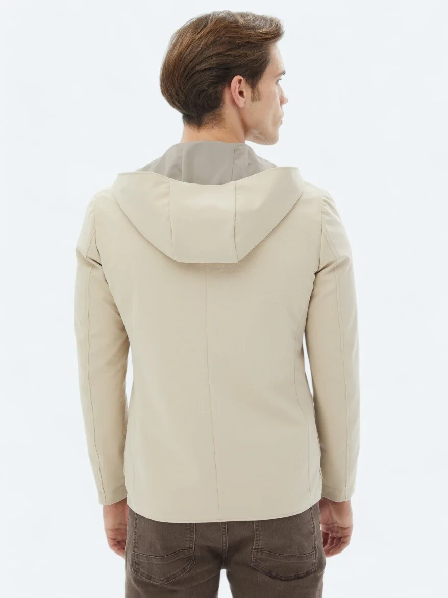 Beige Knitting Coat - 14