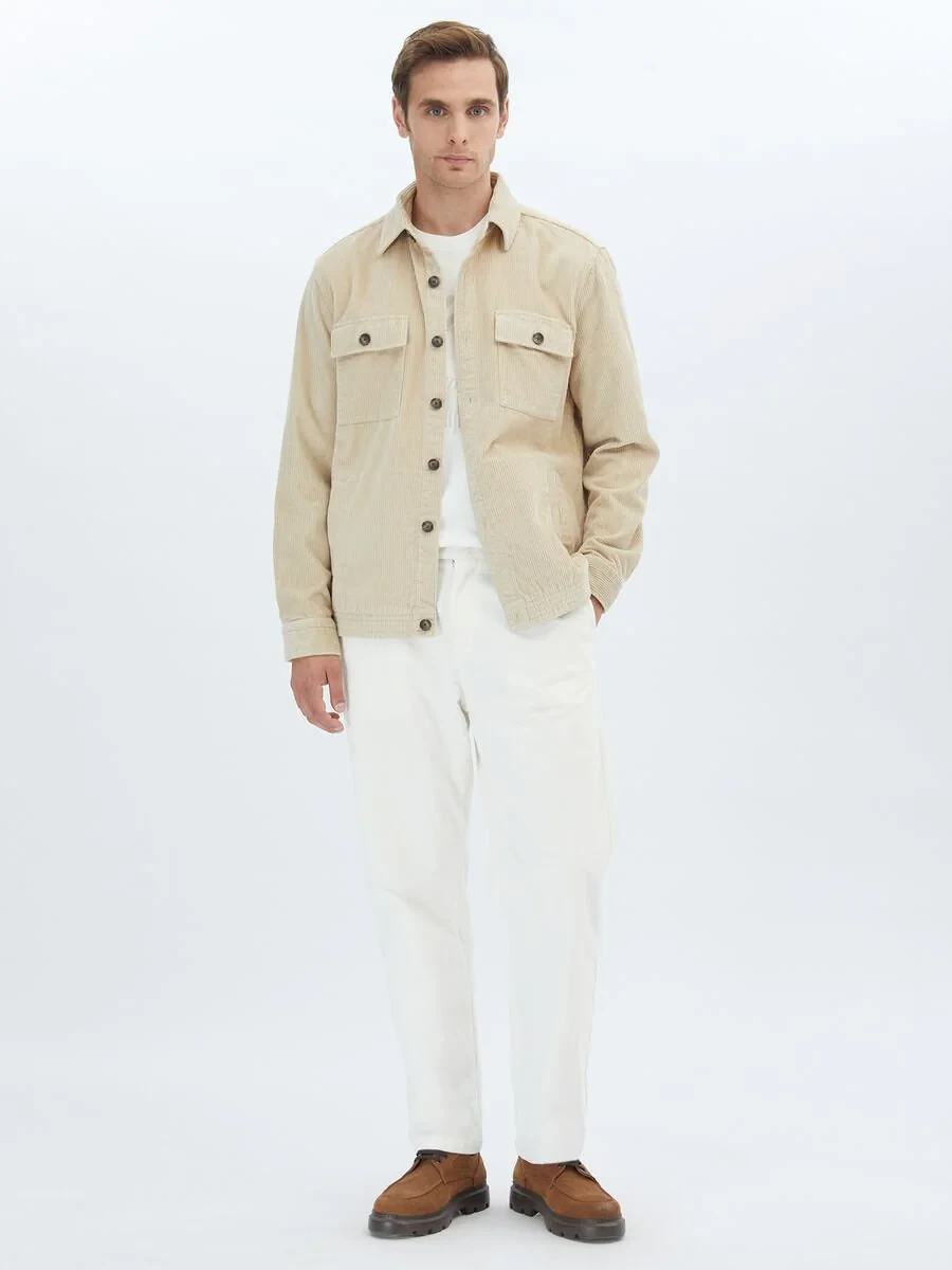 Beige Overshirt - 2