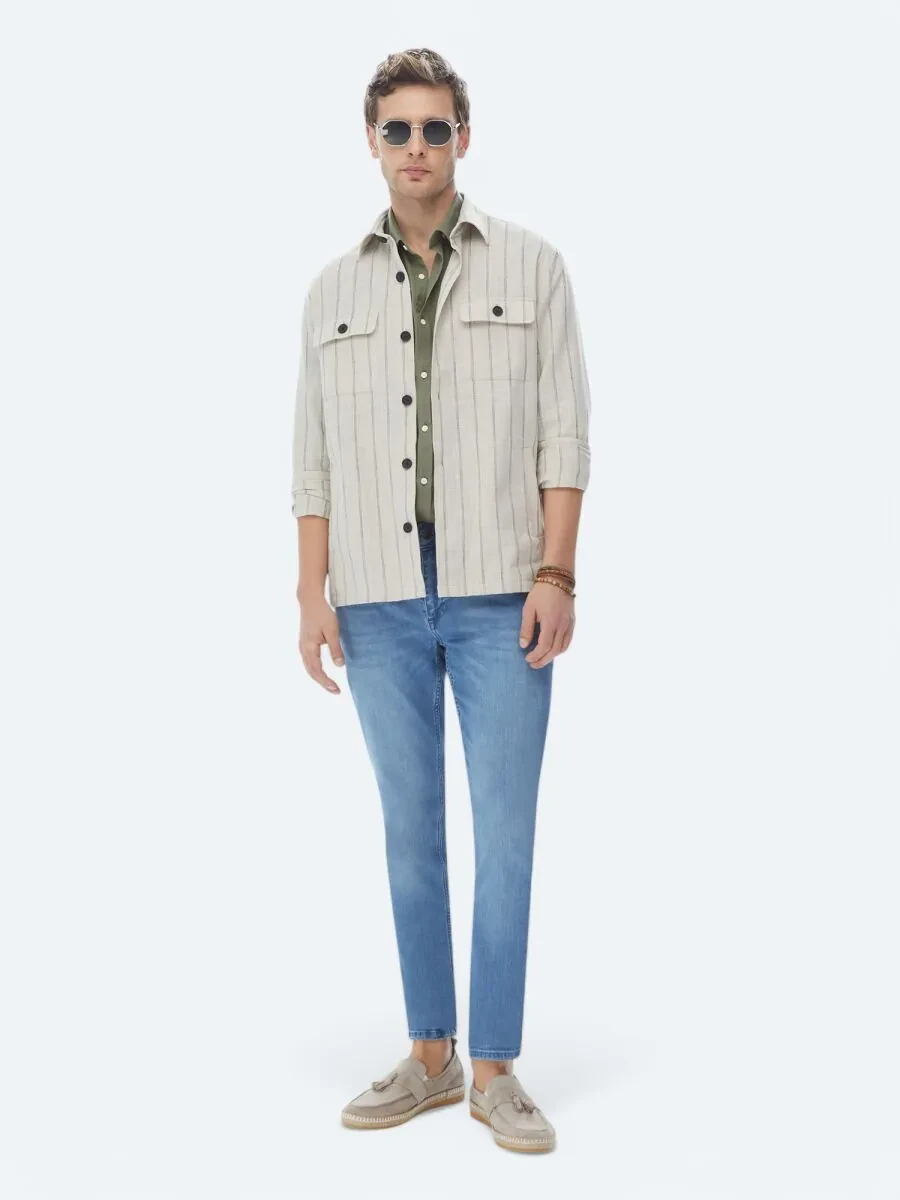 Beige Overshirt - 3