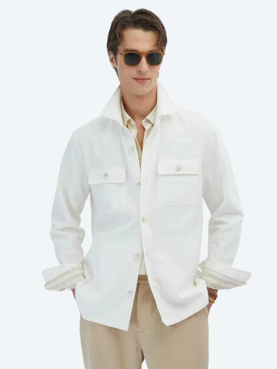 Beige Overshirt - 1