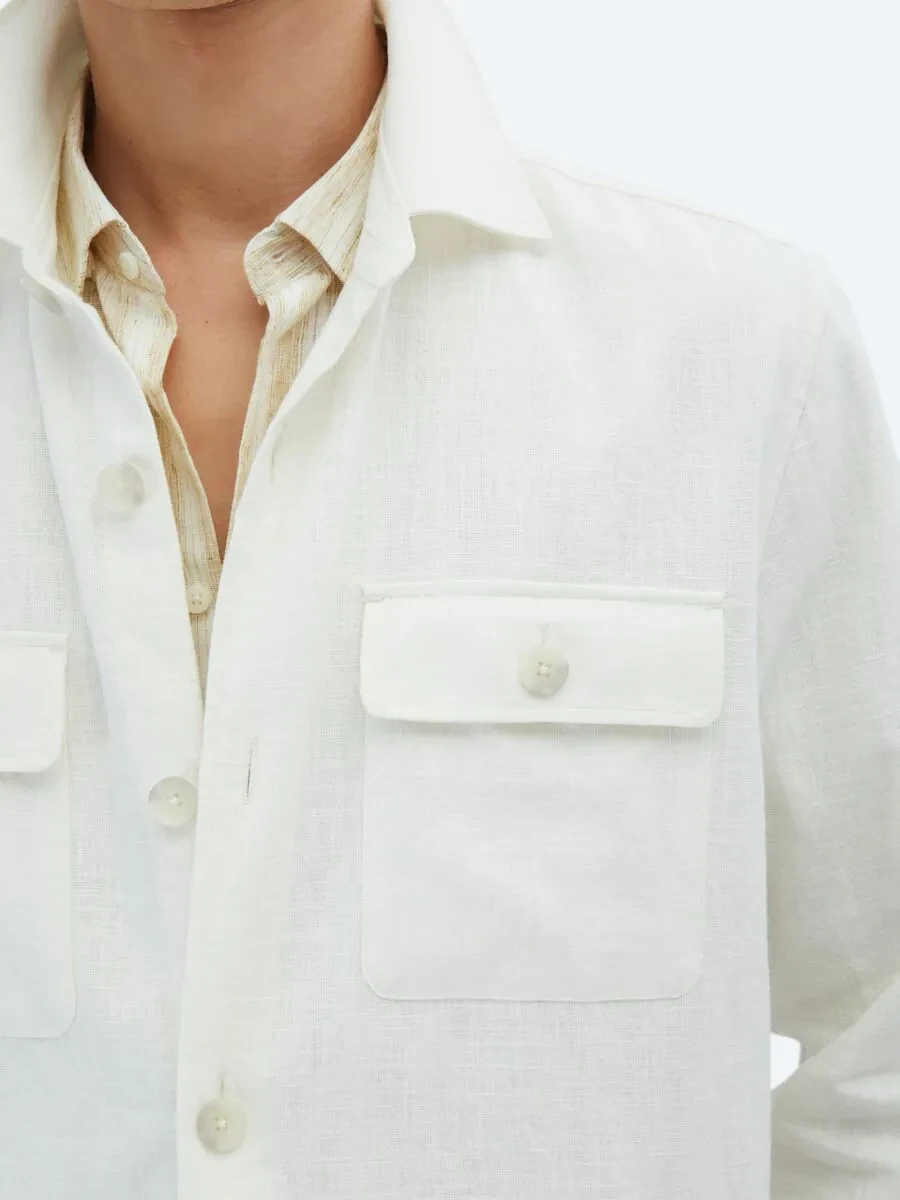 Beige Overshirt - 6