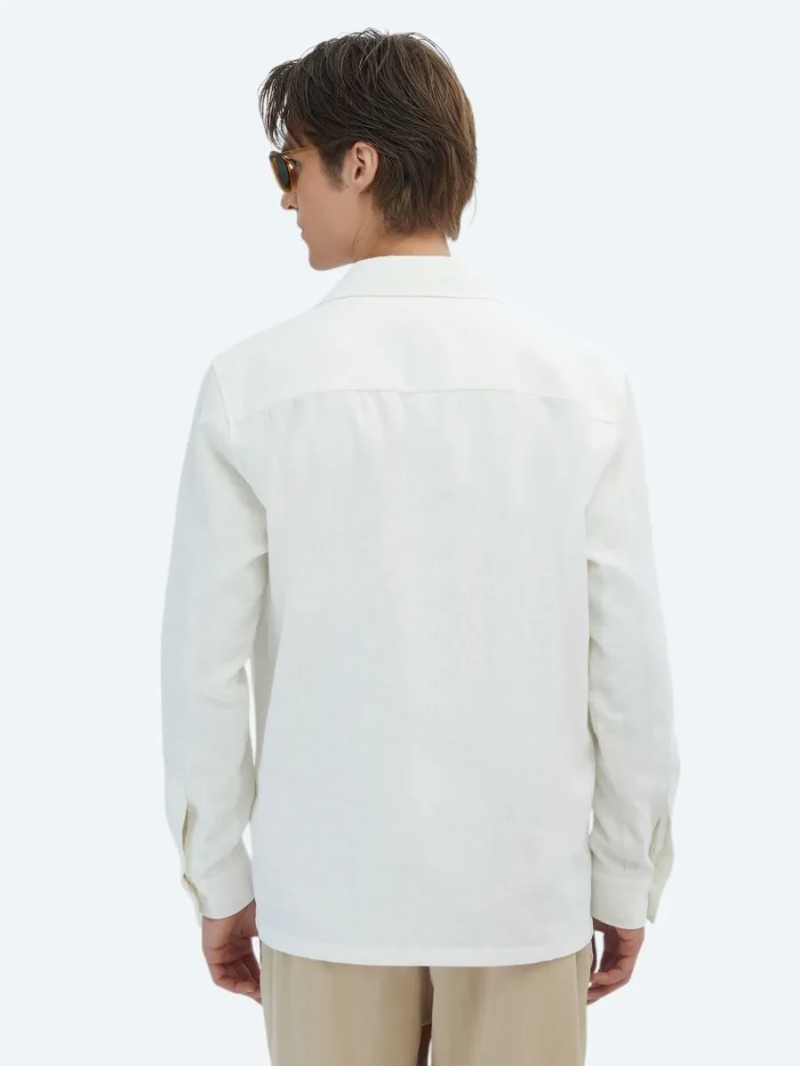 Beige Overshirt - 7