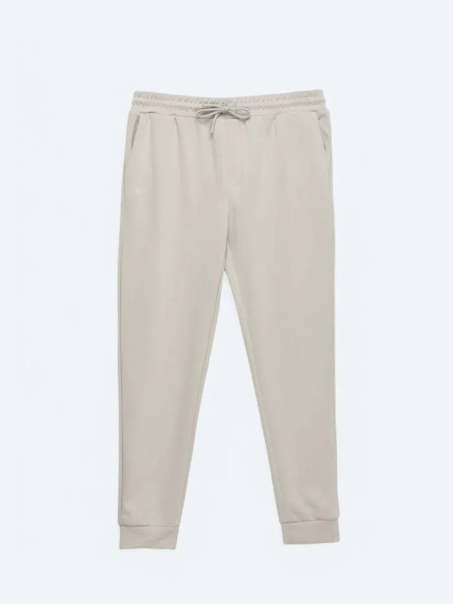 Beige Sweat Pants - 6