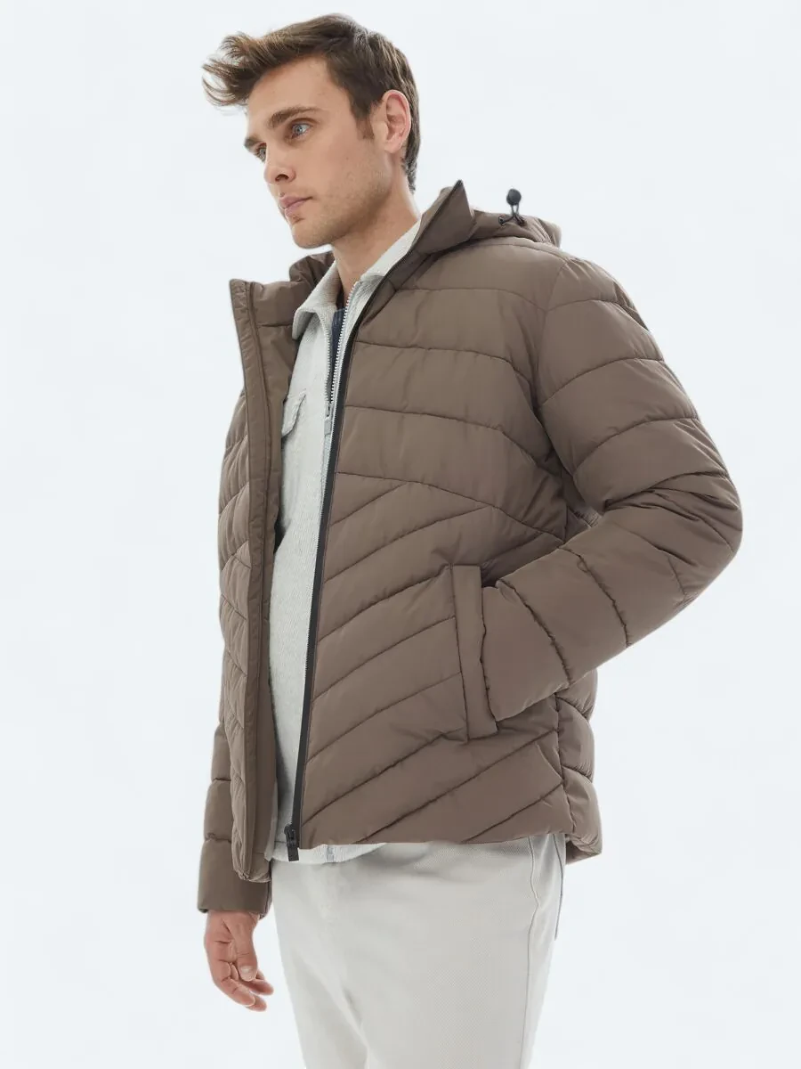Beige Weaving Coat - 3