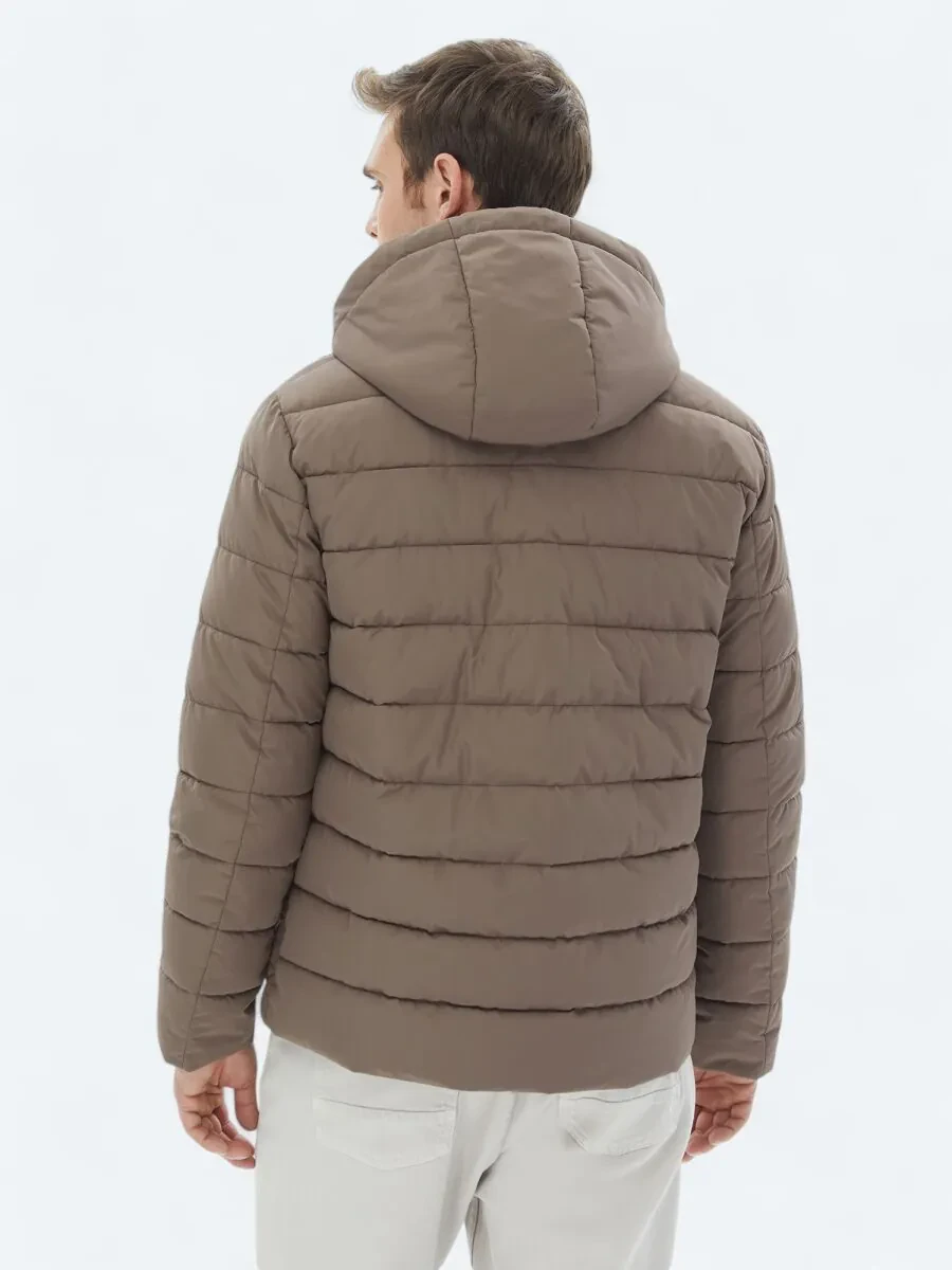 Beige Weaving Coat - 7