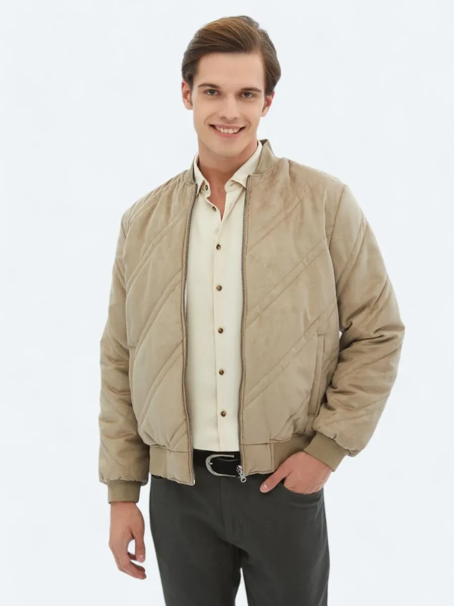 Beige Weaving Coat - 3