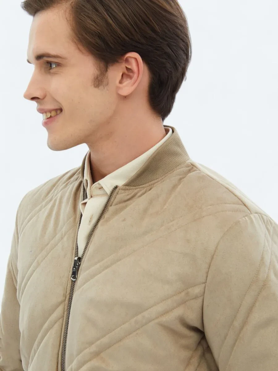Beige Weaving Coat - 6