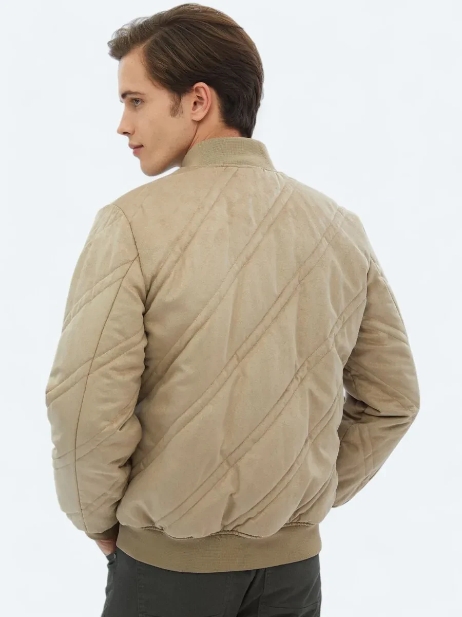 Beige Weaving Coat - 7