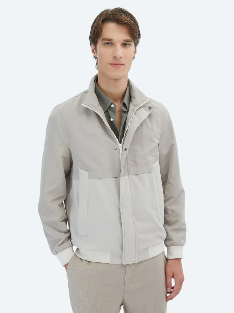 Beige Weaving Coat - 1