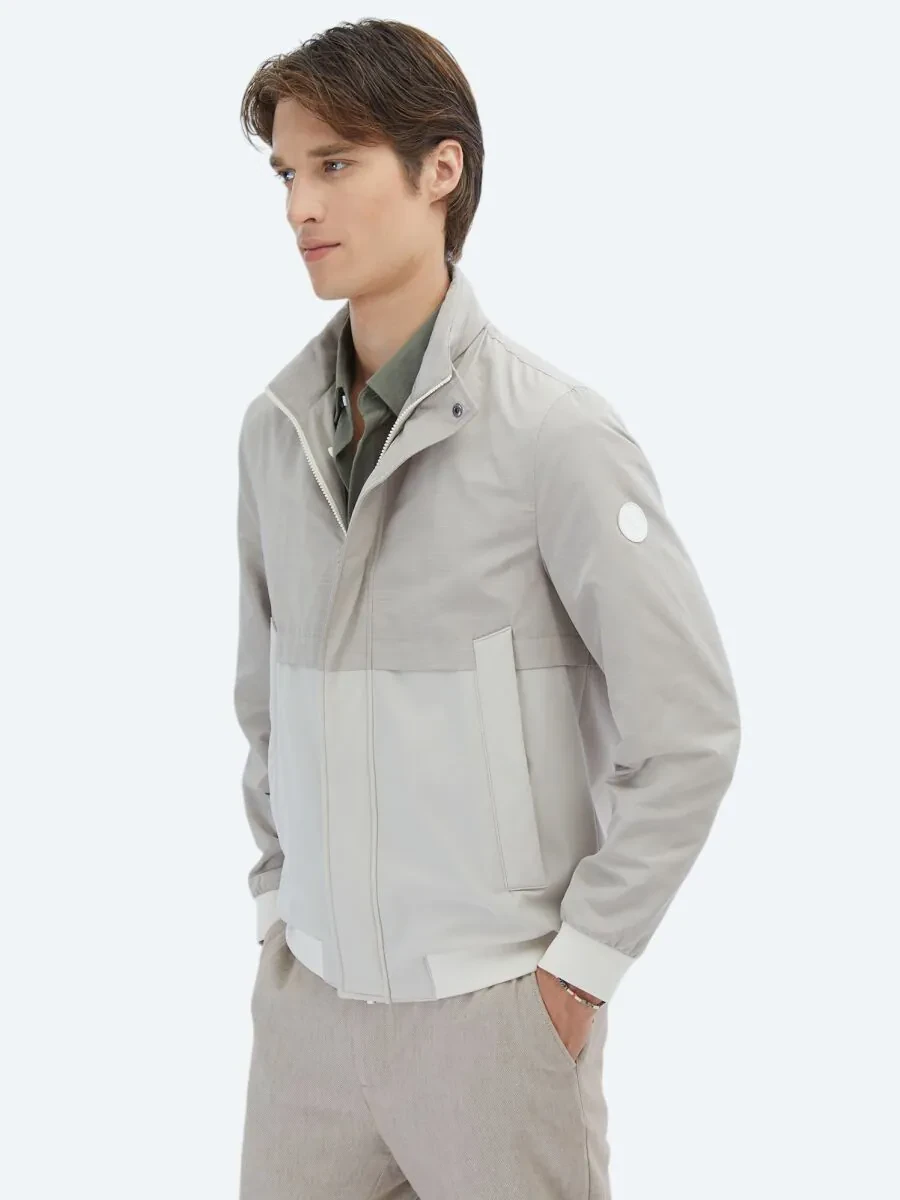 Beige Weaving Coat - 3