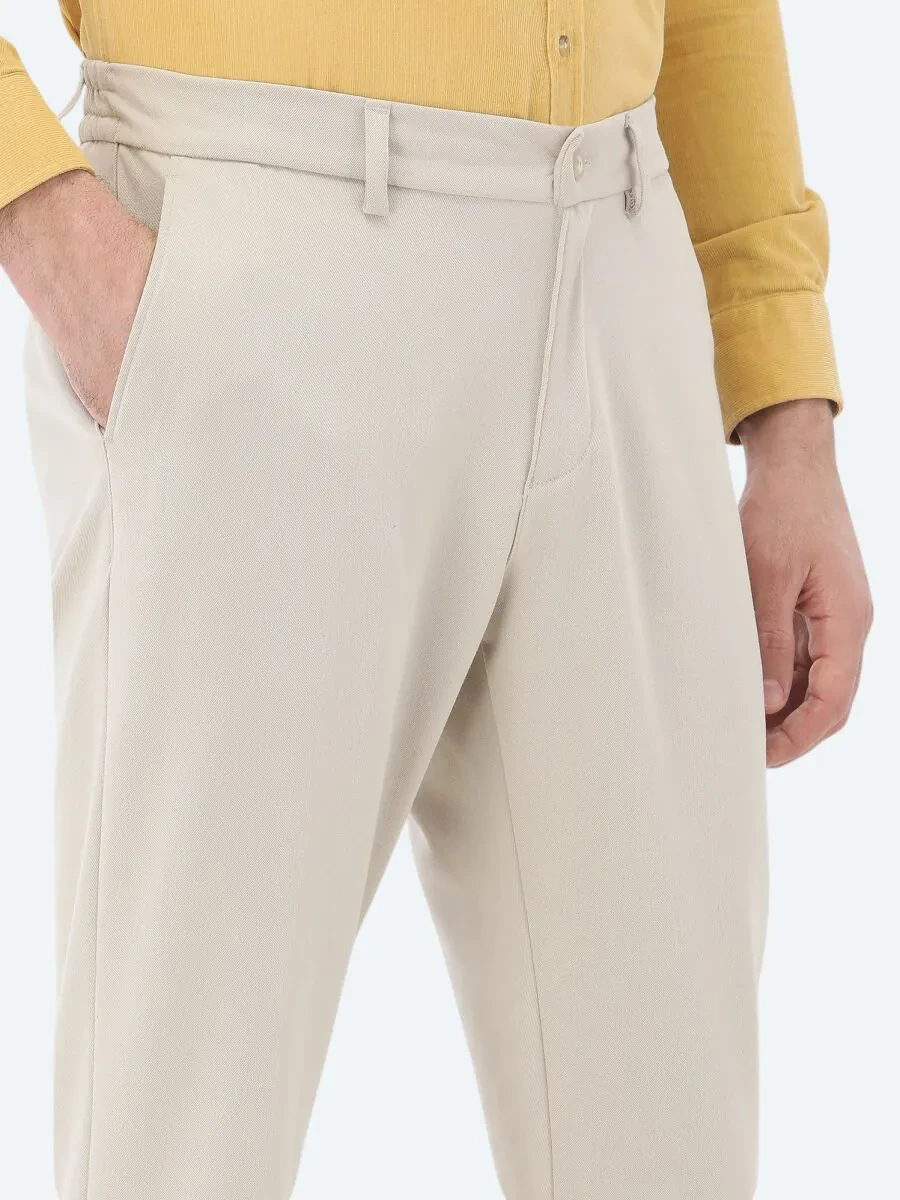 Bej Dokuma Jogging Fit Casual Pantolon - 3