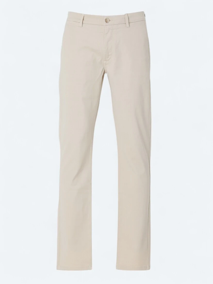 Bej Dokuma Jogging Fit Casual Pantolon - 5