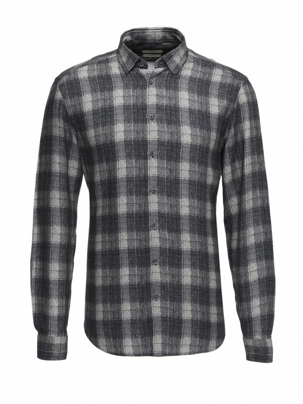 Bej Kareli Regular Fit Dokuma Casual Gömlek - 1