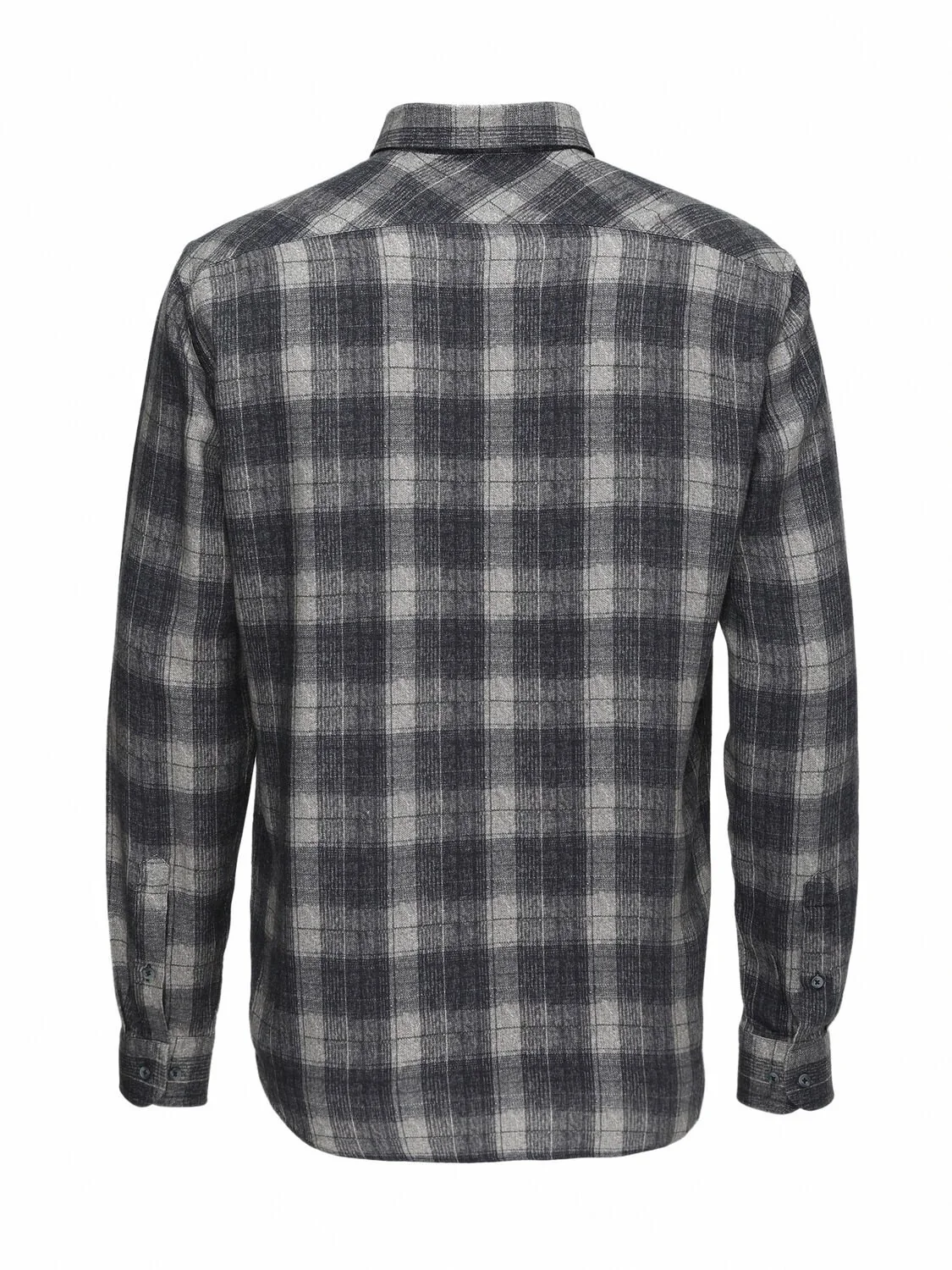 Bej Kareli Regular Fit Dokuma Casual Gömlek - 5