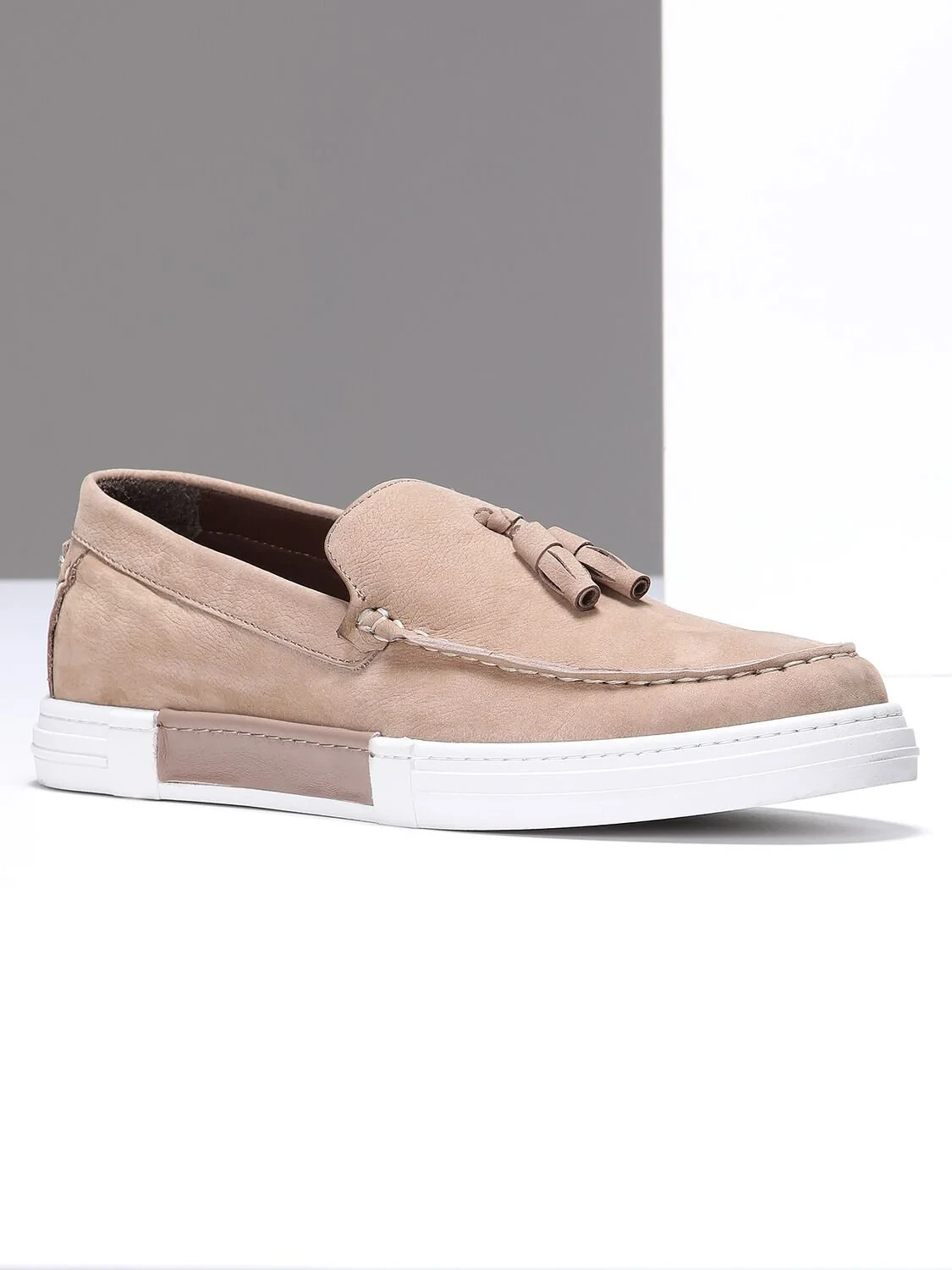 Bej Loafer - 1