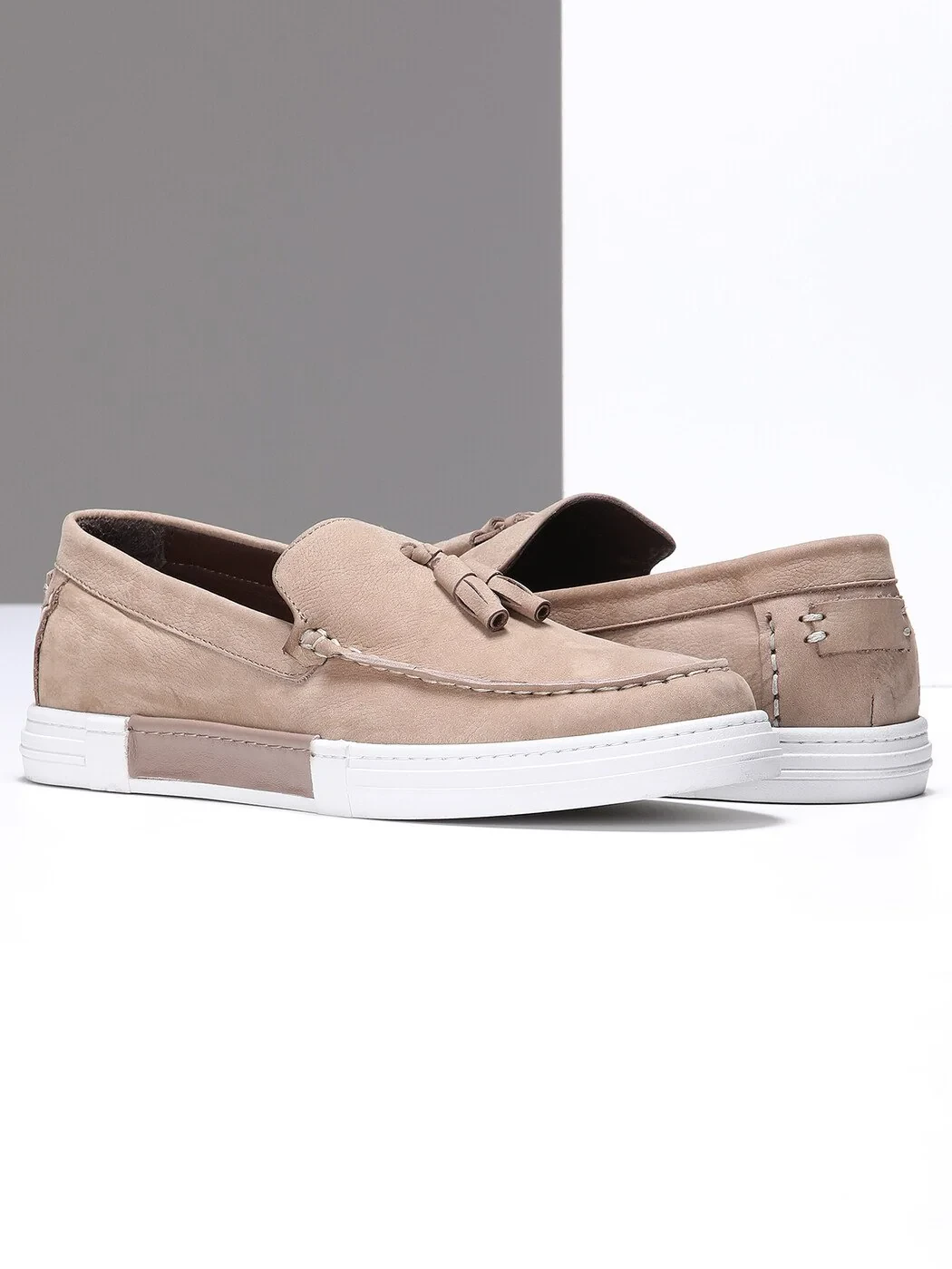 Bej Loafer - 3