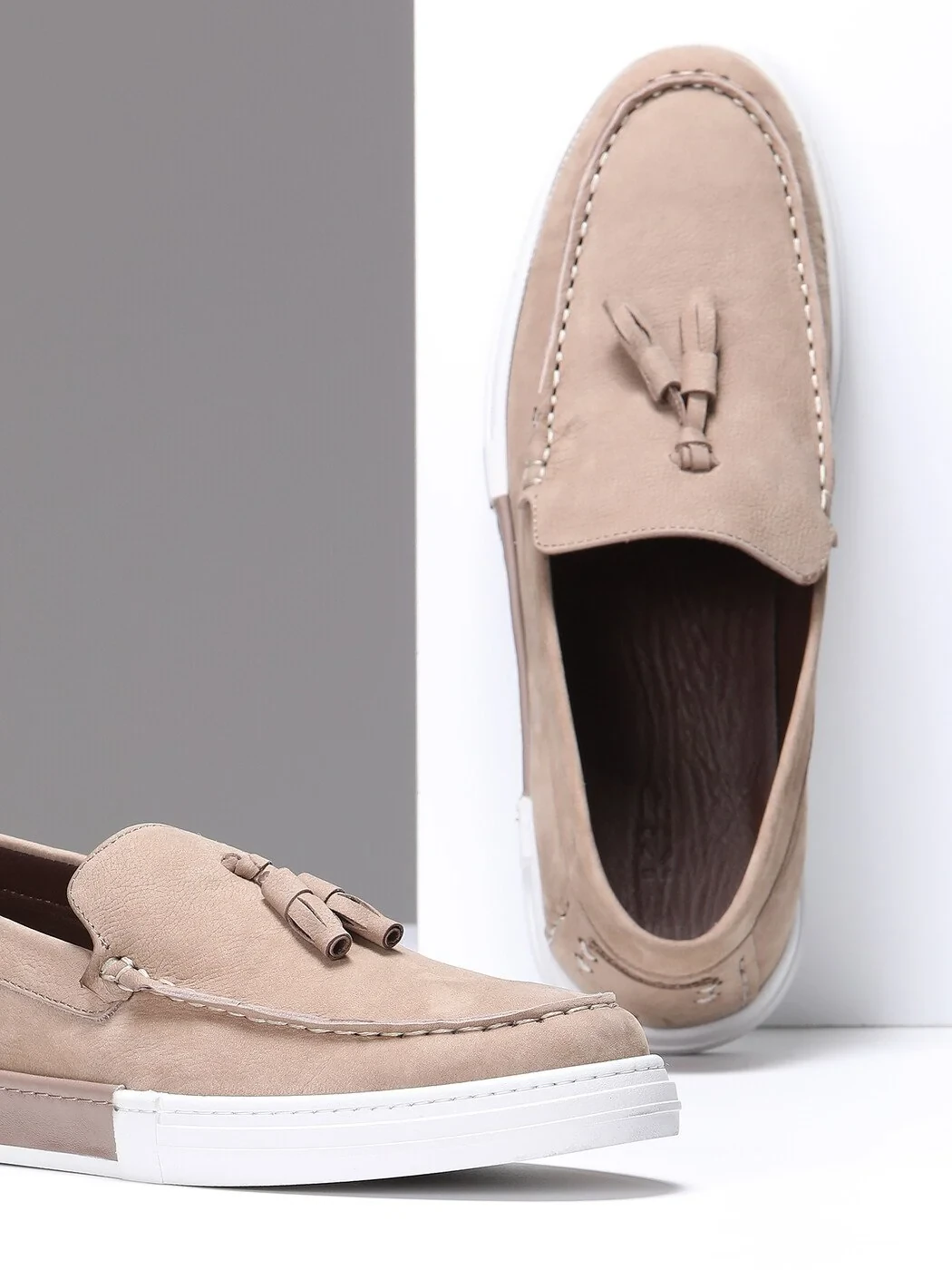 Bej Loafer - 4