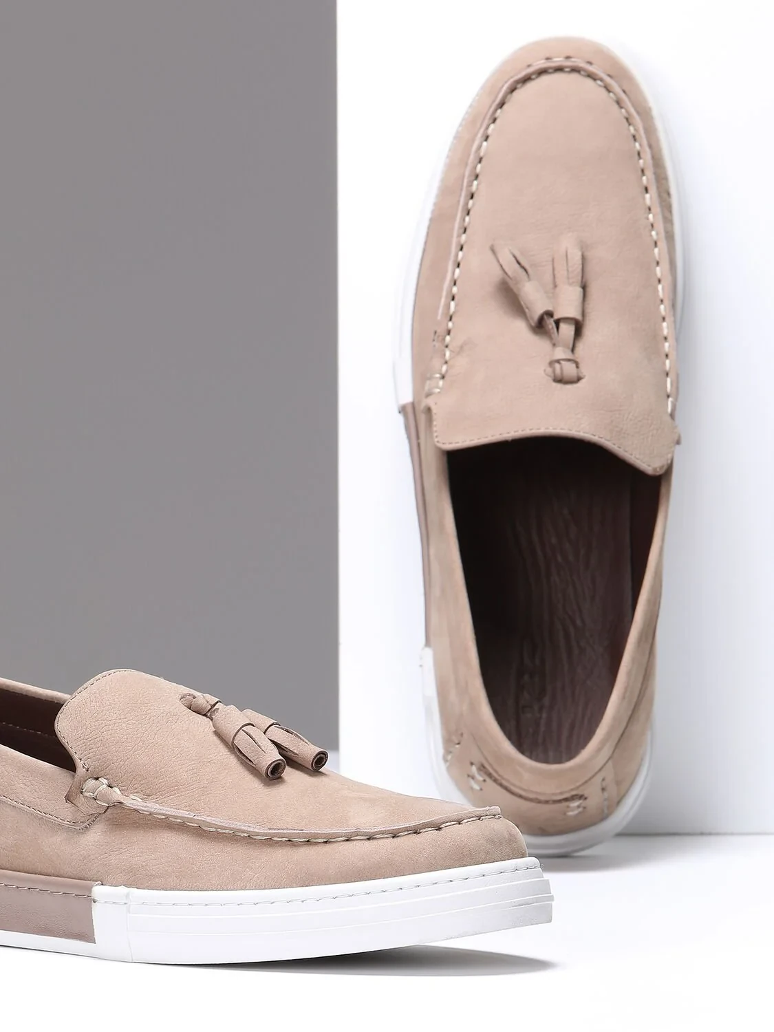 Bej Loafer - 4
