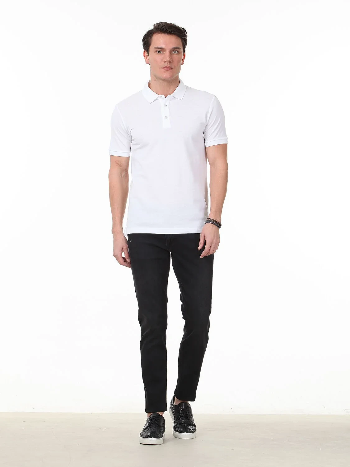 Beyaz %100 Pamuk T-Shirt - 2