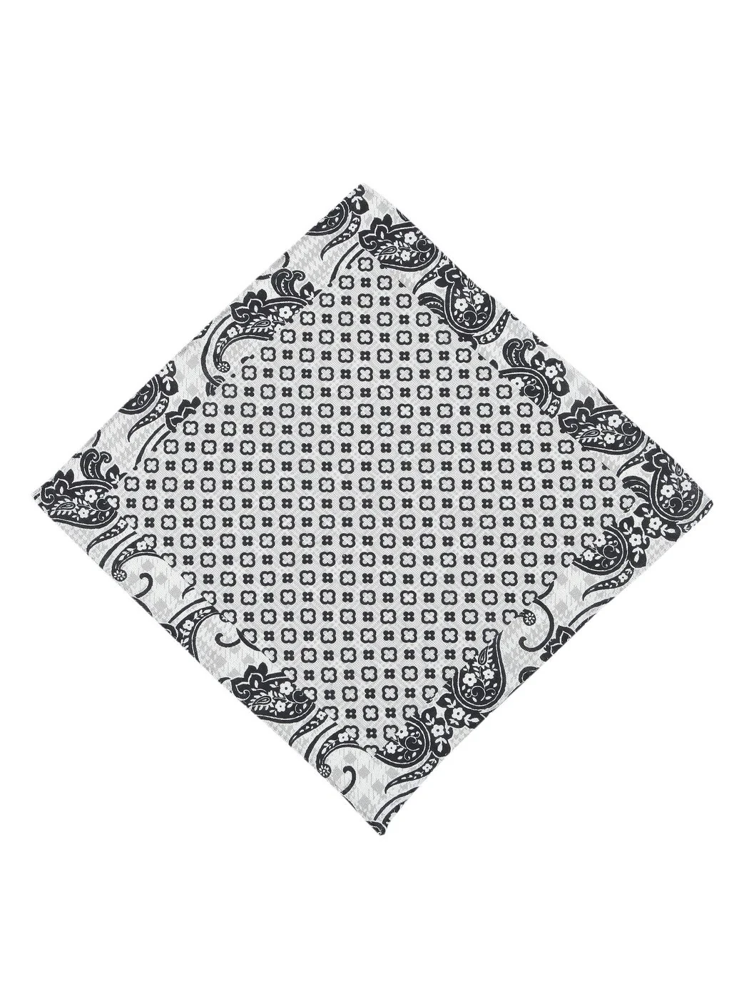 Black %100 Keten Handkerchief 