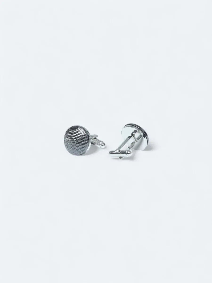 Black Brass Cuff Link - 2