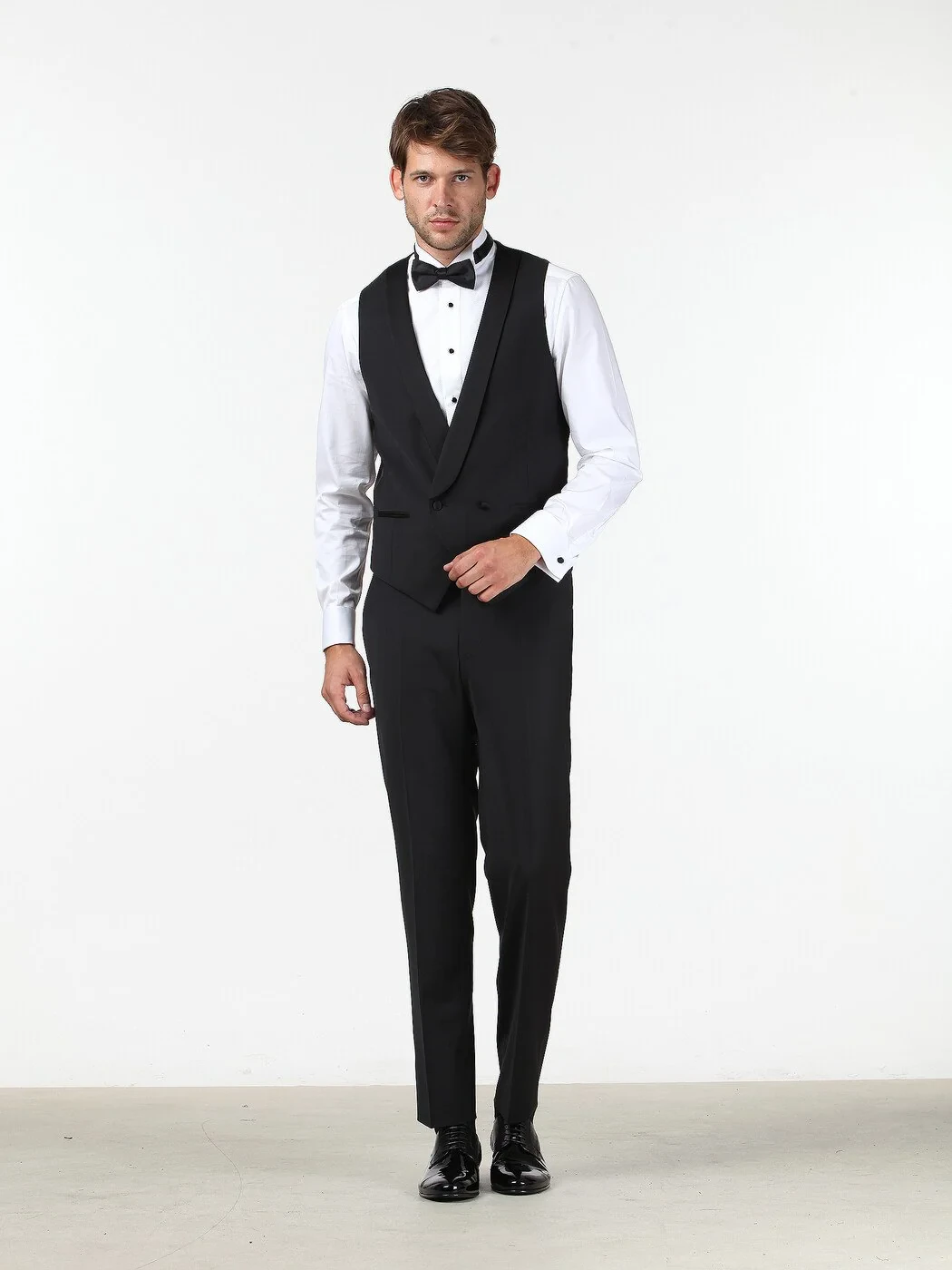 Black Classical Waistcoat - 2
