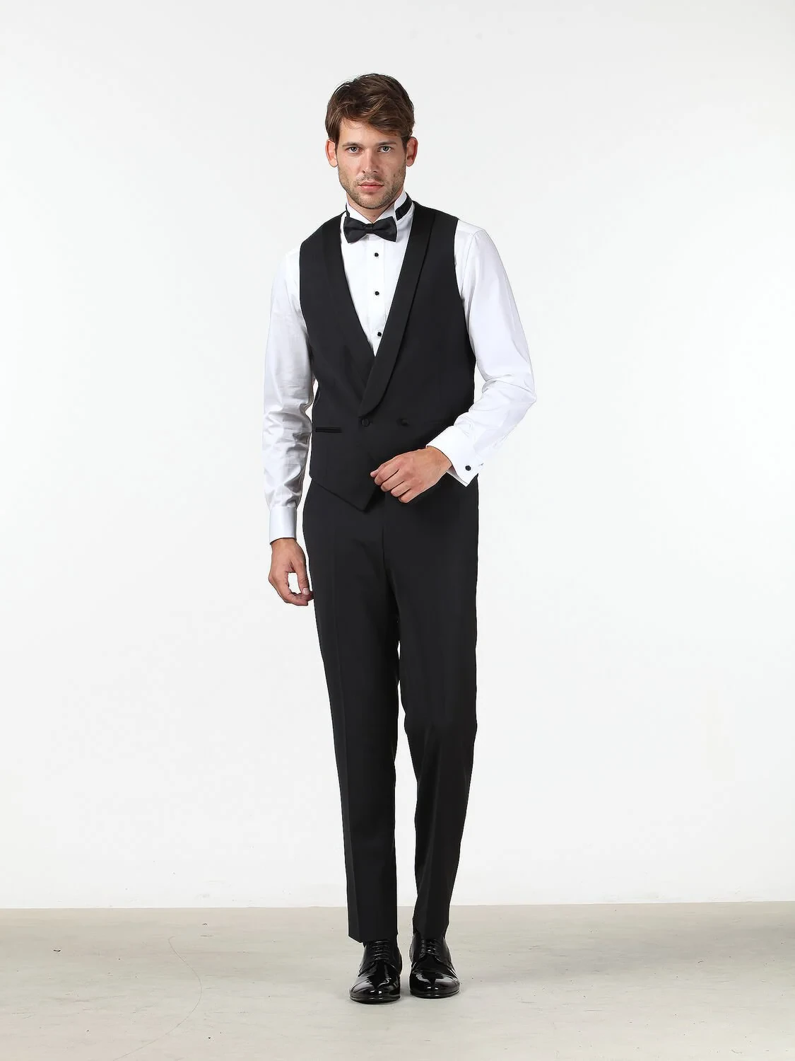Black Classical Waistcoat - 2
