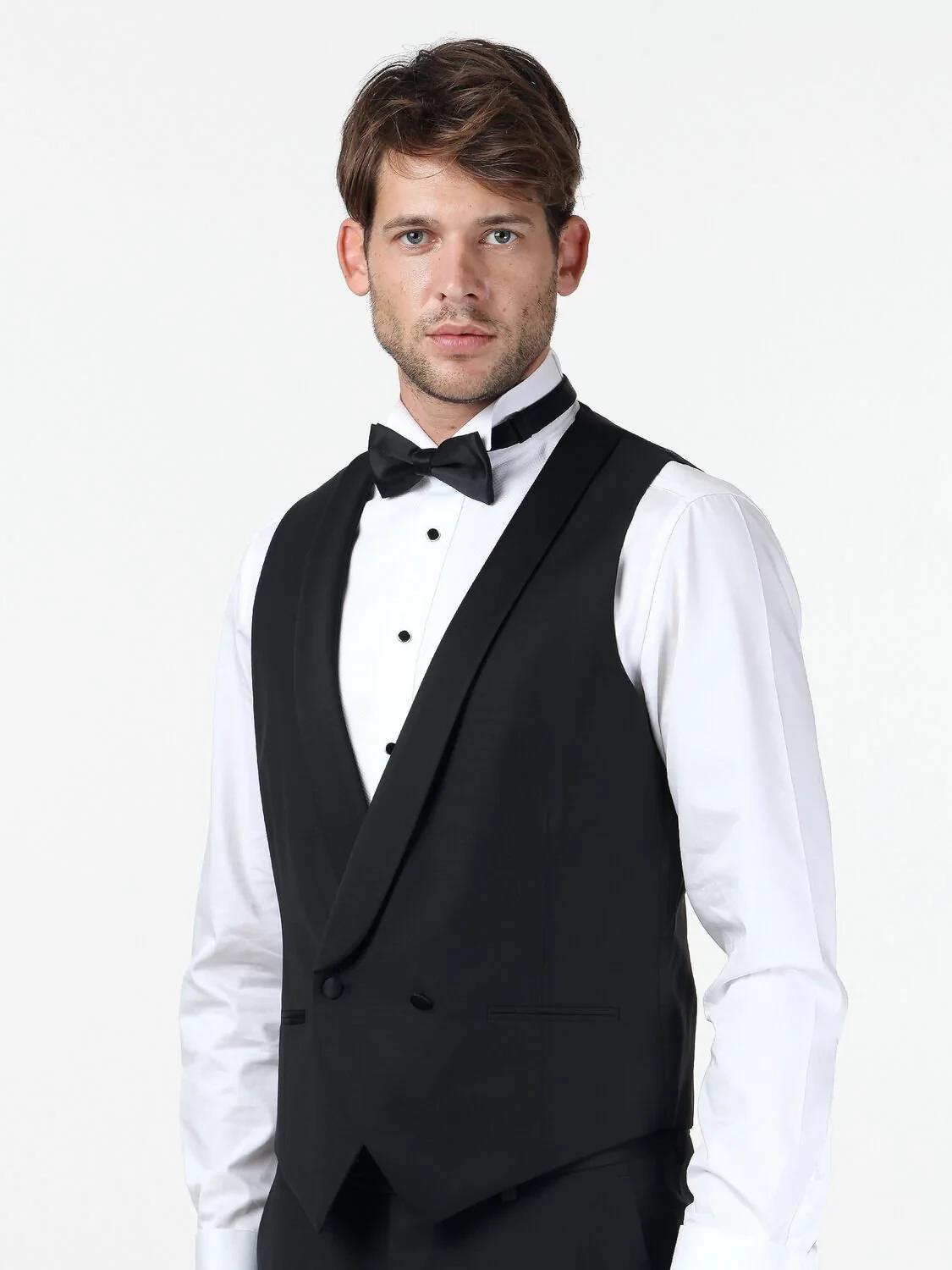Black Classical Waistcoat - 3