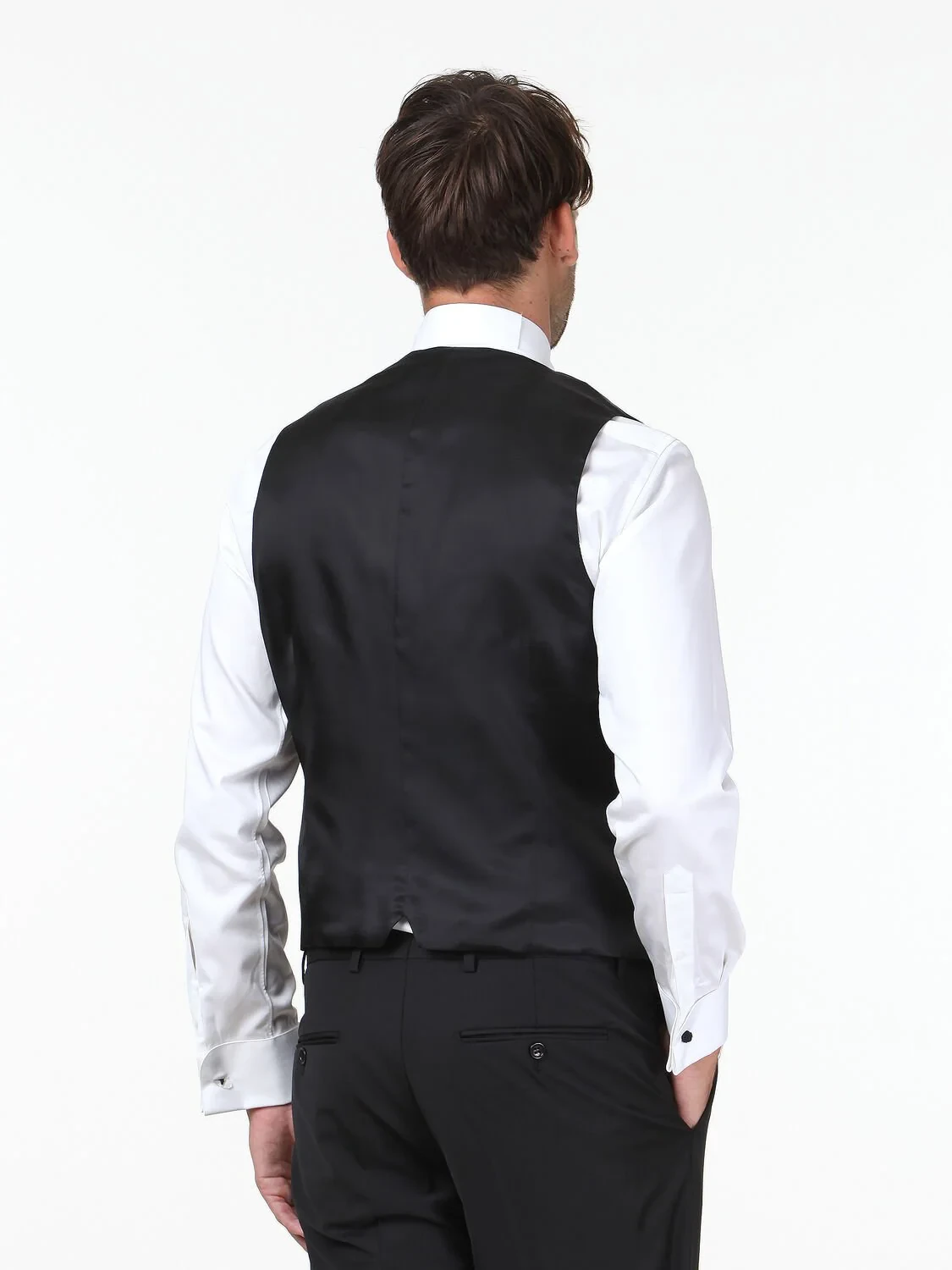 Black Classical Waistcoat - 4