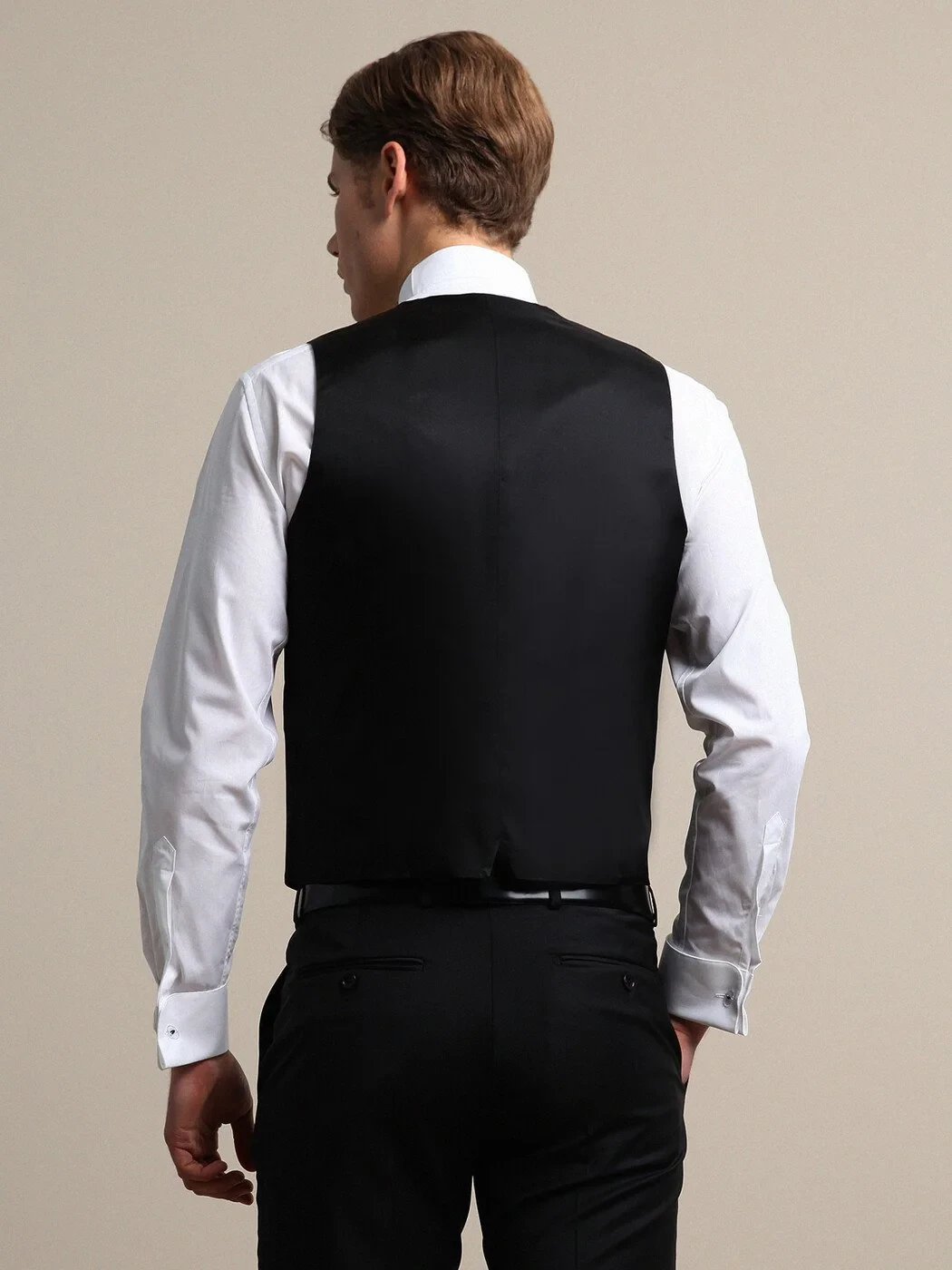 Black Classical Waistcoat - 5