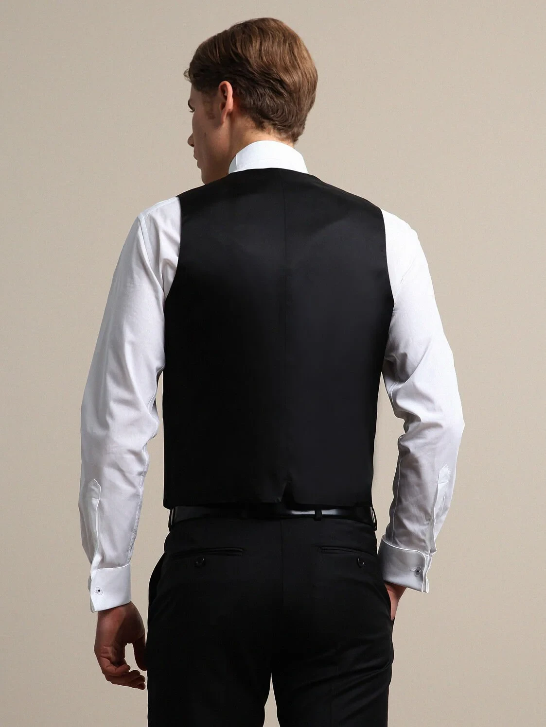 Black Classical Waistcoat - 5