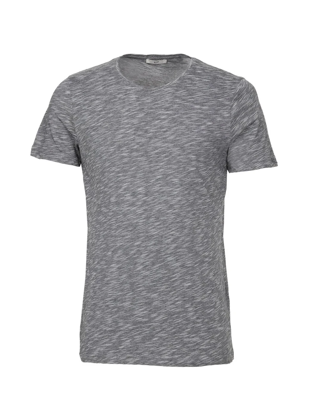 Black Crew Neck Cotton Blended T-Shirt - 6