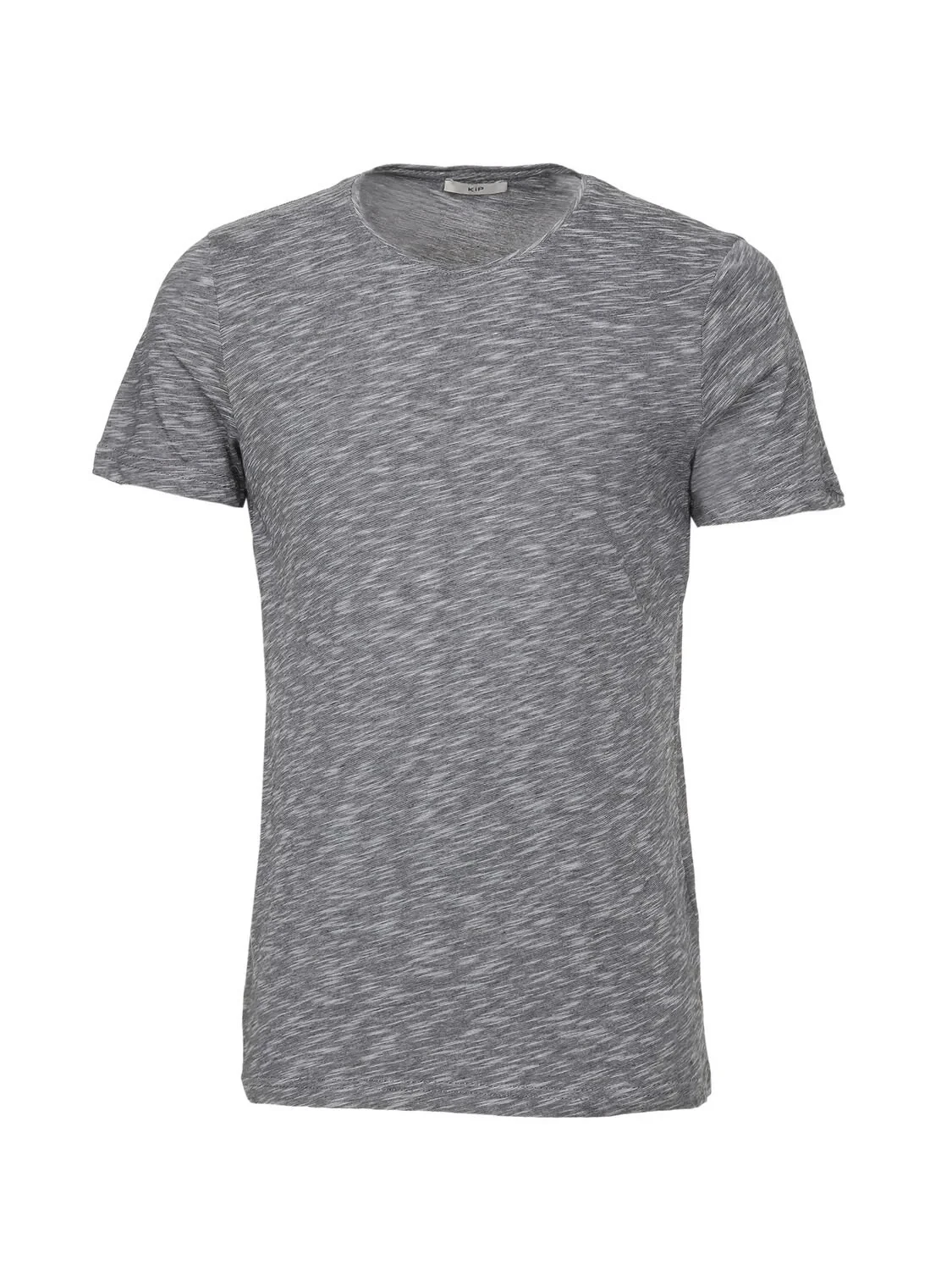 Black Crew Neck Cotton Blended T-Shirt - 6
