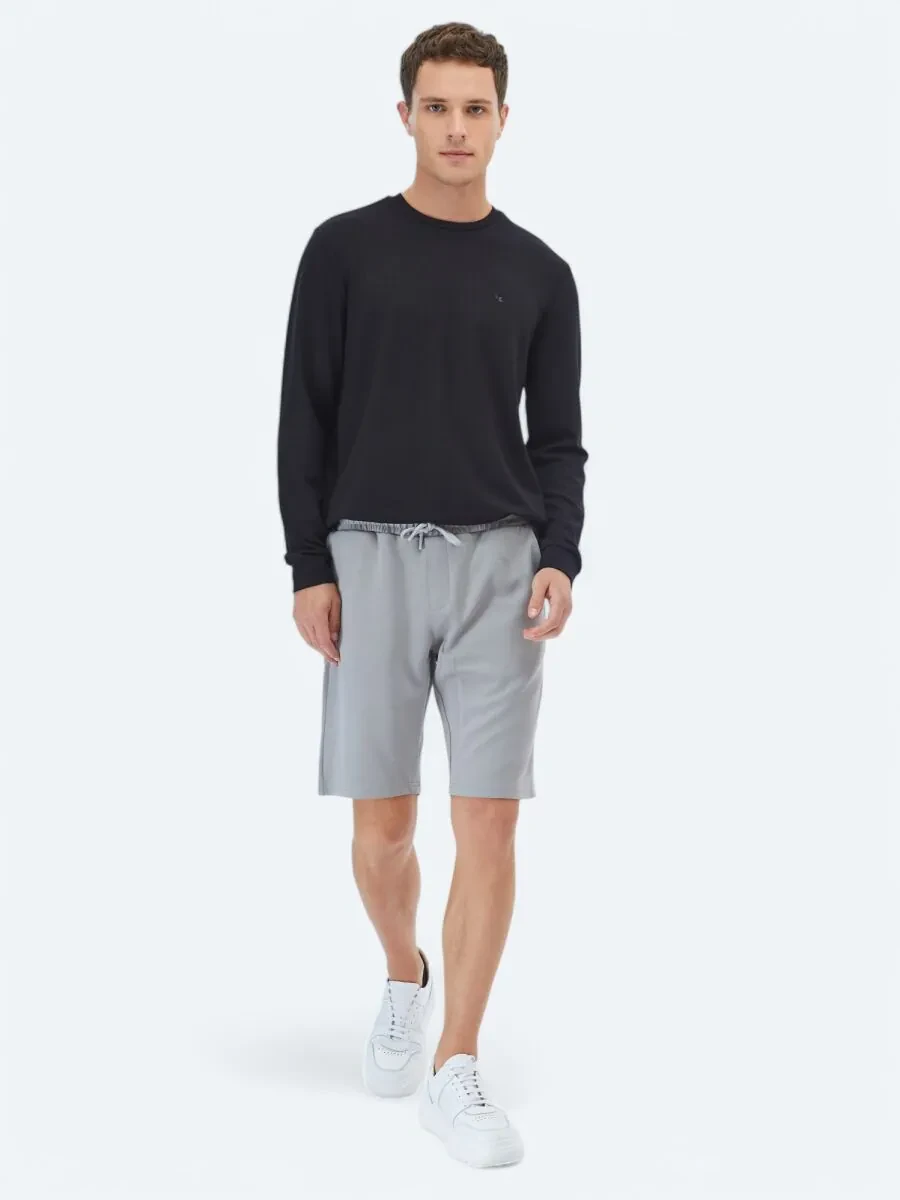 Black Crew Neck Printed Sweatshirt - 2