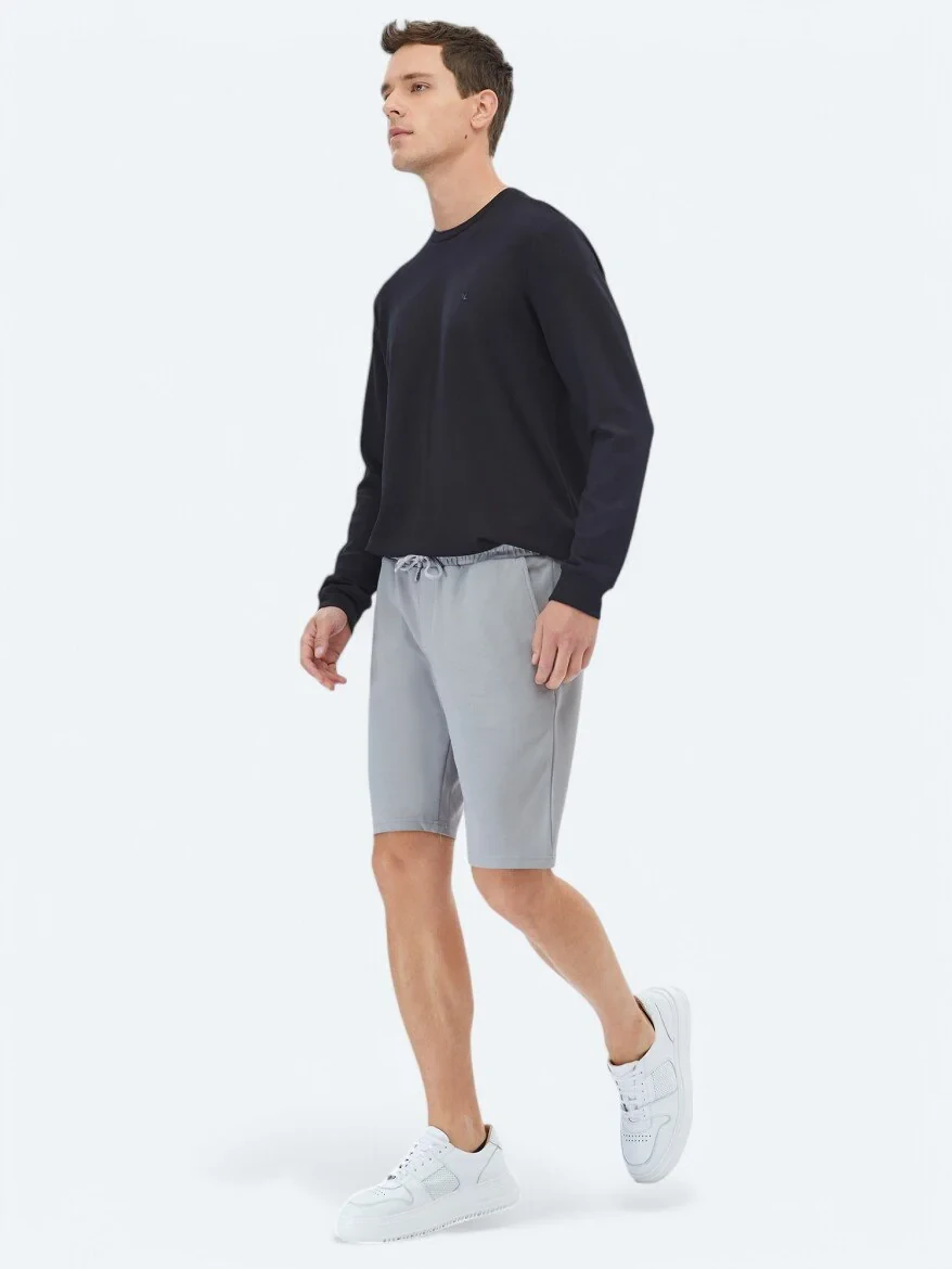 Black Crew Neck Printed Sweatshirt 