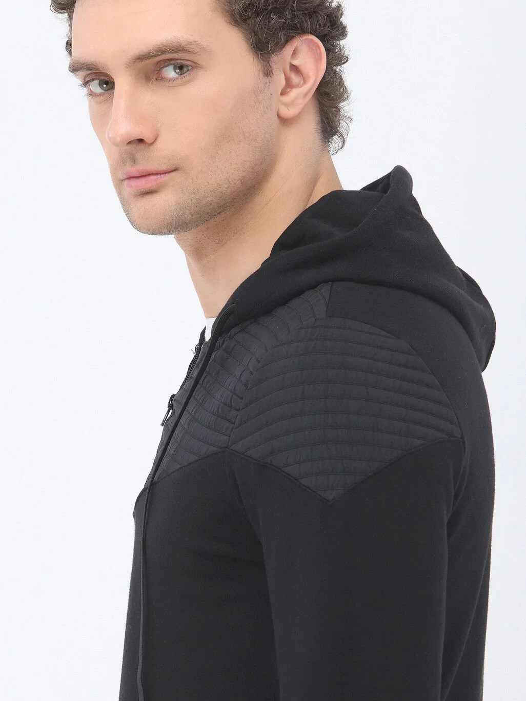Black Hooded Sweatshirt - 5