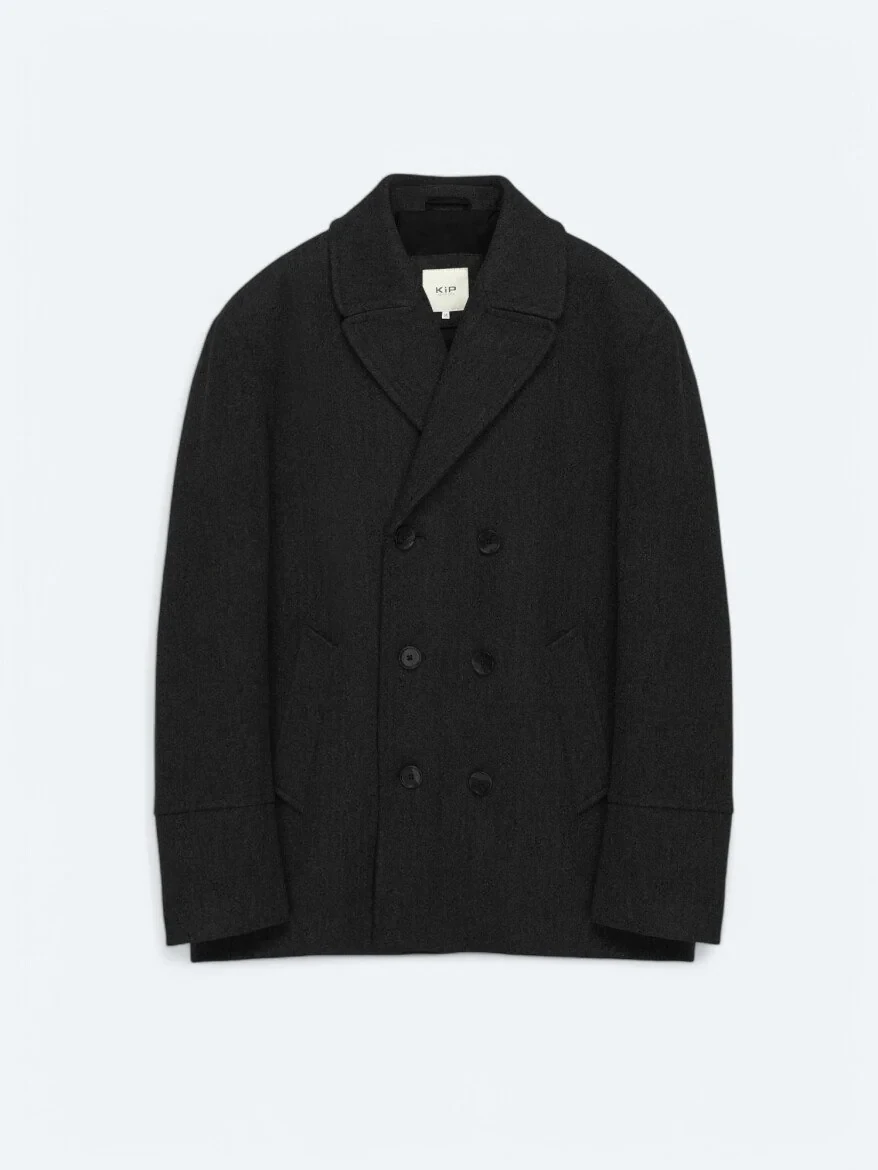 Black Knitting Coat 