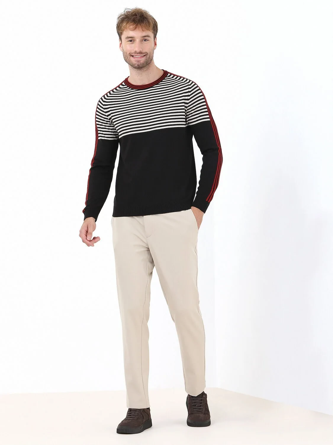 Black Knitwear Sweatshirt - 2