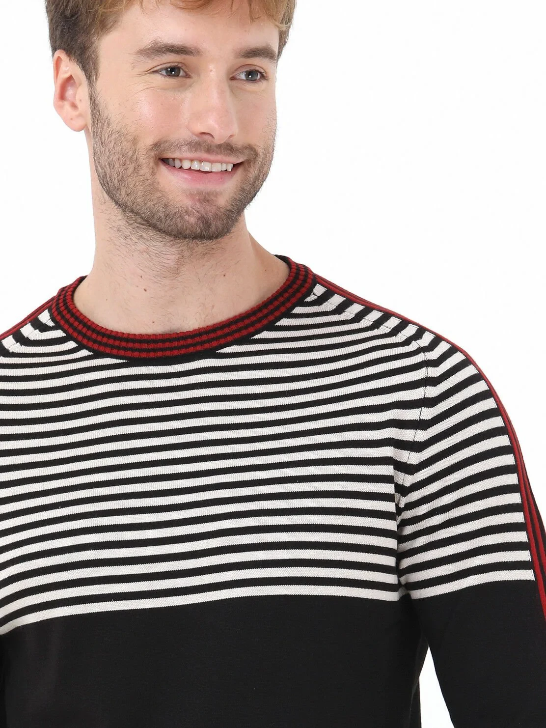 Black Knitwear Sweatshirt - 4