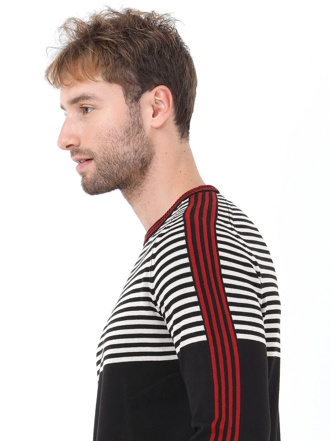 Black Knitwear Sweatshirt - 5