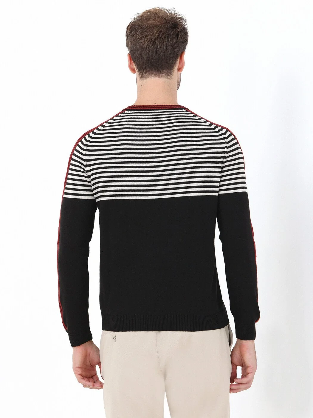 Black Knitwear Sweatshirt - 6