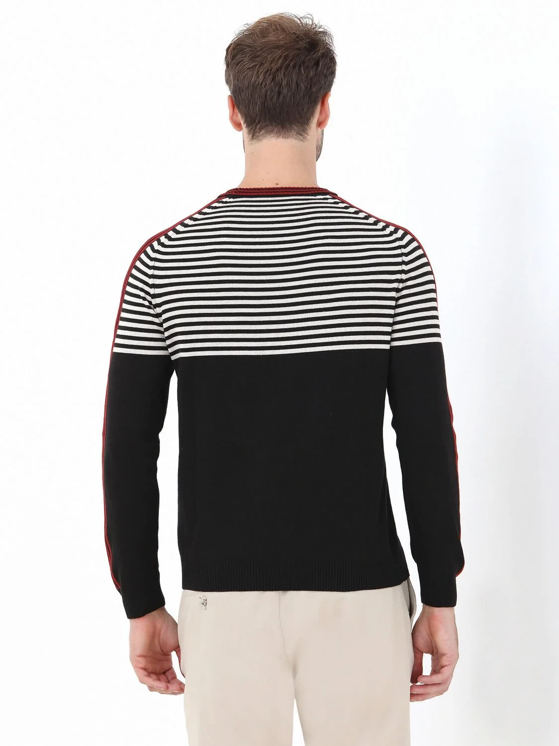 Black Knitwear Sweatshirt - 6